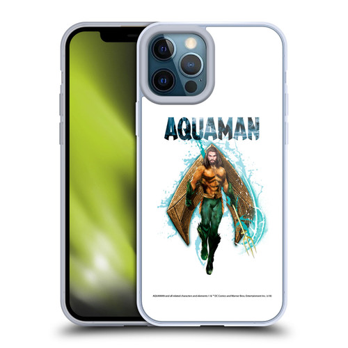 Aquaman Movie Graphics Trident of Atlan 2 Soft Gel Case for Apple iPhone 12 Pro Max