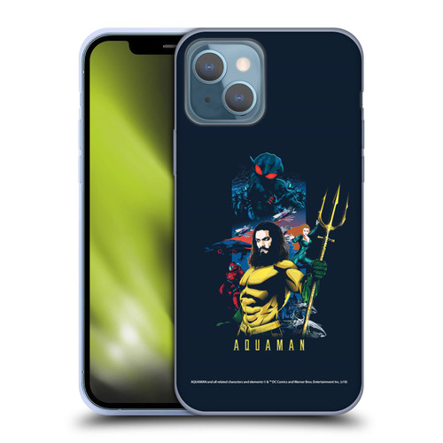 Aquaman Movie Graphics Poster Soft Gel Case for Apple iPhone 13