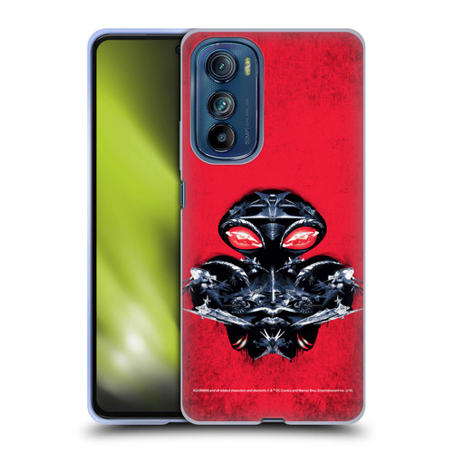 Aquaman Movie Graphics Black Manta Distressed Look Soft Gel Case for Motorola Edge 30