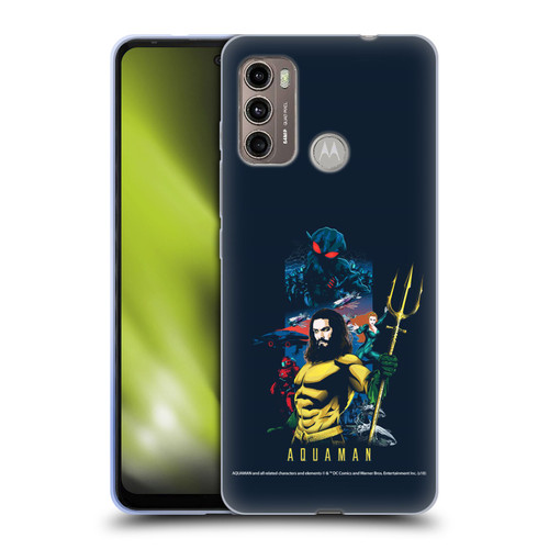 Aquaman Movie Graphics Poster Soft Gel Case for Motorola Moto G60 / Moto G40 Fusion