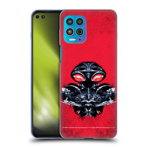 Aquaman Movie Graphics Black Manta Distressed Look Soft Gel Case for Motorola Moto G100