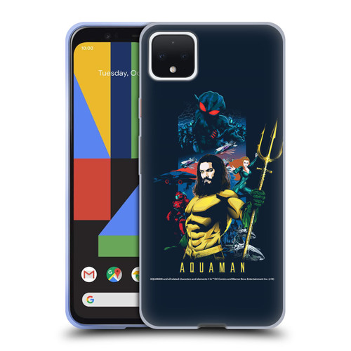 Aquaman Movie Graphics Poster Soft Gel Case for Google Pixel 4 XL