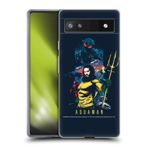 Aquaman Movie Graphics Poster Soft Gel Case for Google Pixel 6a