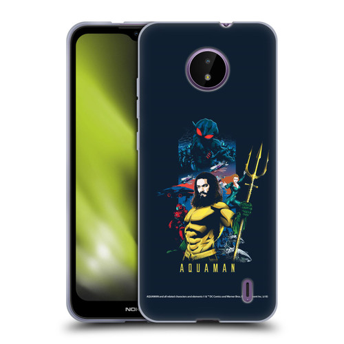 Aquaman Movie Graphics Poster Soft Gel Case for Nokia C10 / C20
