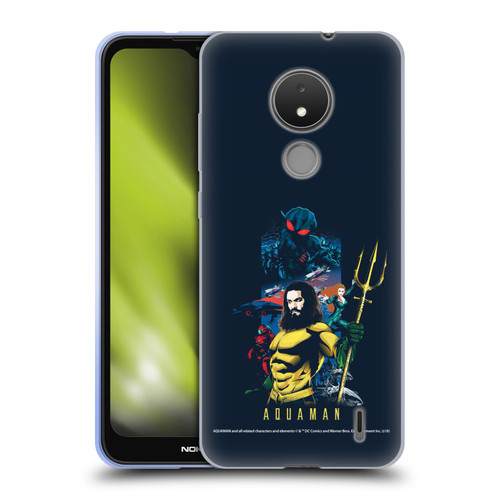 Aquaman Movie Graphics Poster Soft Gel Case for Nokia C21