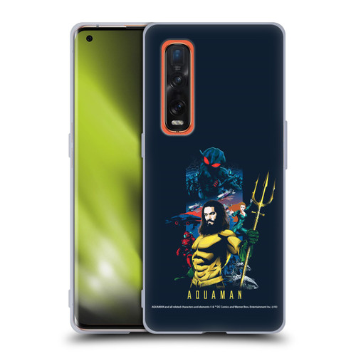 Aquaman Movie Graphics Poster Soft Gel Case for OPPO Find X2 Pro 5G