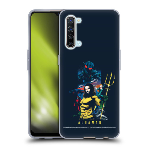 Aquaman Movie Graphics Poster Soft Gel Case for OPPO Find X2 Lite 5G