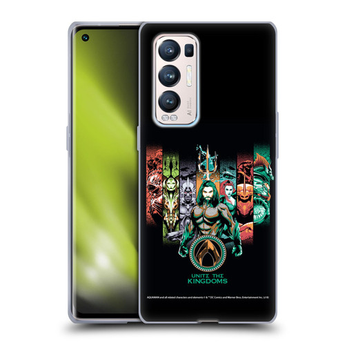Aquaman Movie Graphics Unite The Kingdoms Soft Gel Case for OPPO Find X3 Neo / Reno5 Pro+ 5G