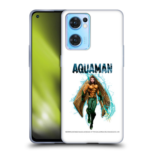 Aquaman Movie Graphics Trident of Atlan 2 Soft Gel Case for OPPO Reno7 5G / Find X5 Lite