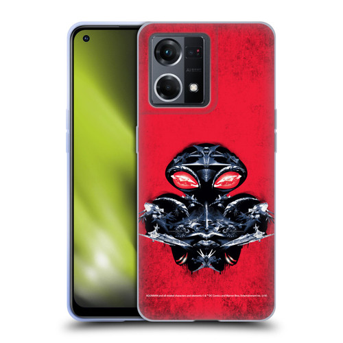 Aquaman Movie Graphics Black Manta Distressed Look Soft Gel Case for OPPO Reno8 4G