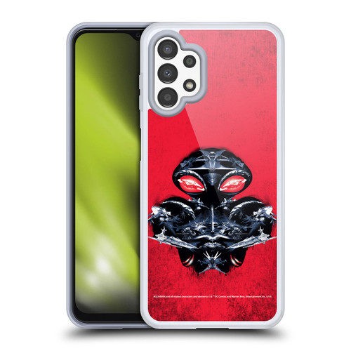 Aquaman Movie Graphics Black Manta Distressed Look Soft Gel Case for Samsung Galaxy A13 (2022)