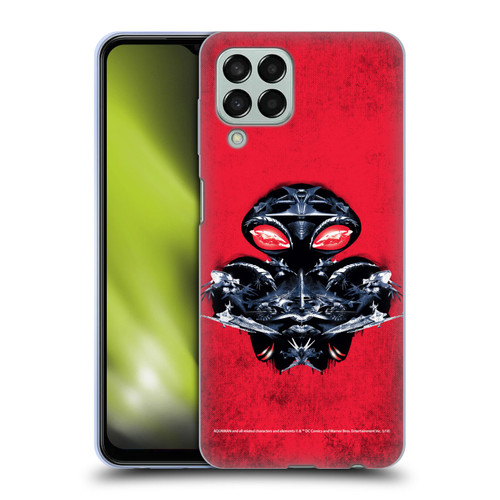 Aquaman Movie Graphics Black Manta Distressed Look Soft Gel Case for Samsung Galaxy M33 (2022)