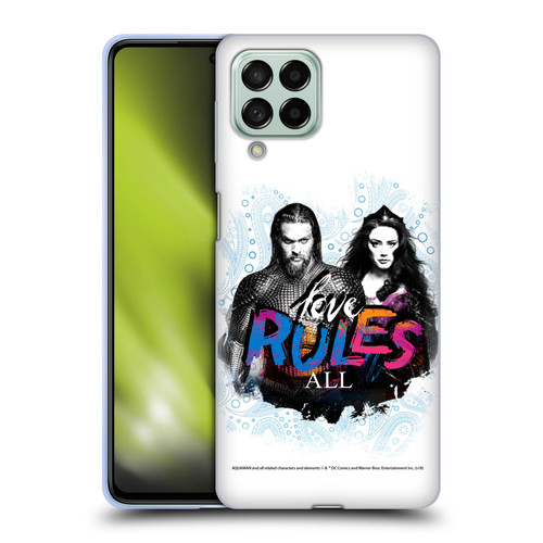 Aquaman Movie Graphics Love Rules All Soft Gel Case for Samsung Galaxy M53 (2022)