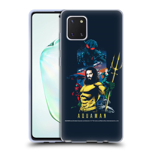 Aquaman Movie Graphics Poster Soft Gel Case for Samsung Galaxy Note10 Lite
