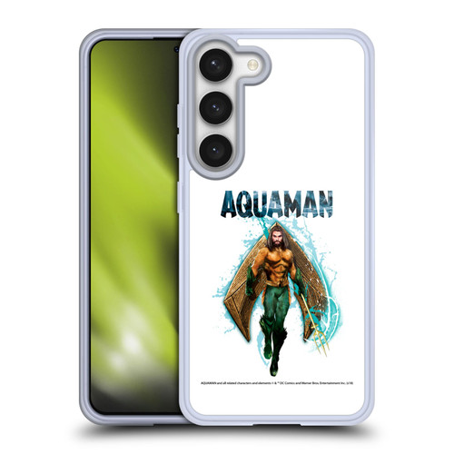 Aquaman Movie Graphics Trident of Atlan 2 Soft Gel Case for Samsung Galaxy S23 5G