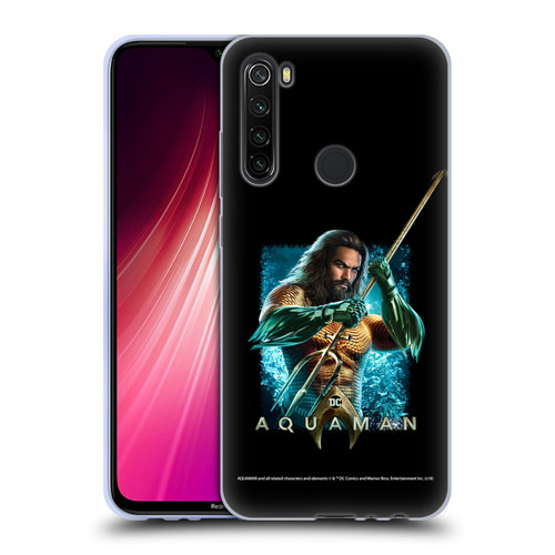 Aquaman Movie Graphics Trident of Atlan 1 Soft Gel Case for Xiaomi Redmi Note 8T