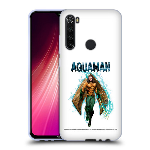 Aquaman Movie Graphics Trident of Atlan 2 Soft Gel Case for Xiaomi Redmi Note 8T