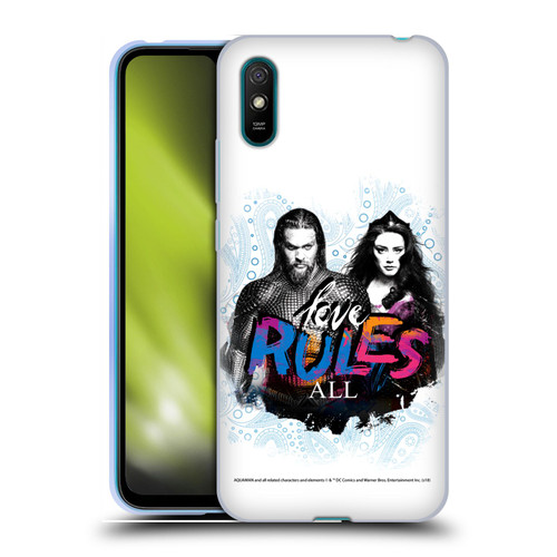 Aquaman Movie Graphics Love Rules All Soft Gel Case for Xiaomi Redmi 9A / Redmi 9AT