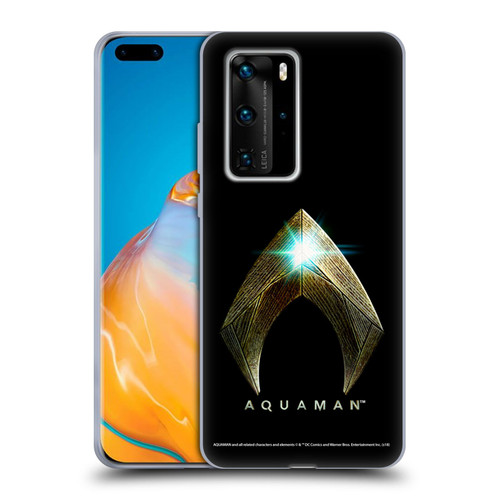Aquaman Movie Logo Main Black Soft Gel Case for Huawei P40 Pro / P40 Pro Plus 5G