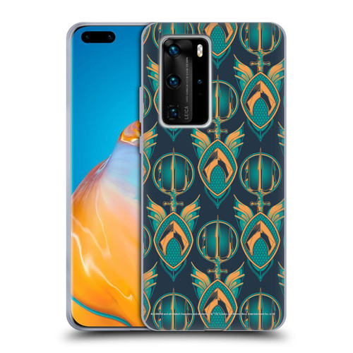 Aquaman Movie Logo Pattern Soft Gel Case for Huawei P40 Pro / P40 Pro Plus 5G