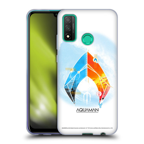 Aquaman Movie Logo Trident of Atlan Soft Gel Case for Huawei P Smart (2020)