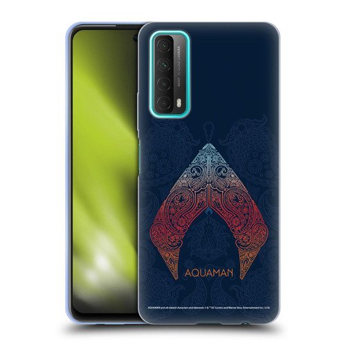 Aquaman Movie Logo Paisley Soft Gel Case for Huawei P Smart (2021)