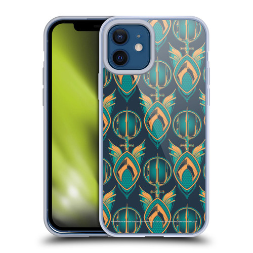 Aquaman Movie Logo Pattern Soft Gel Case for Apple iPhone 12 / iPhone 12 Pro