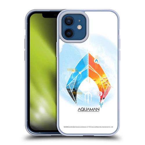 Aquaman Movie Logo Trident of Atlan Soft Gel Case for Apple iPhone 12 / iPhone 12 Pro