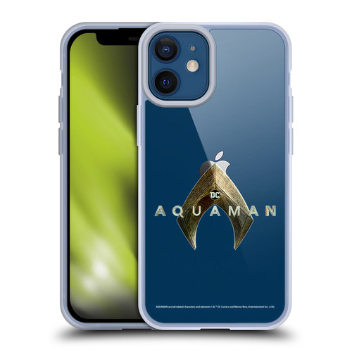 Aquaman Movie Logo Main Soft Gel Case for Apple iPhone 12 Mini