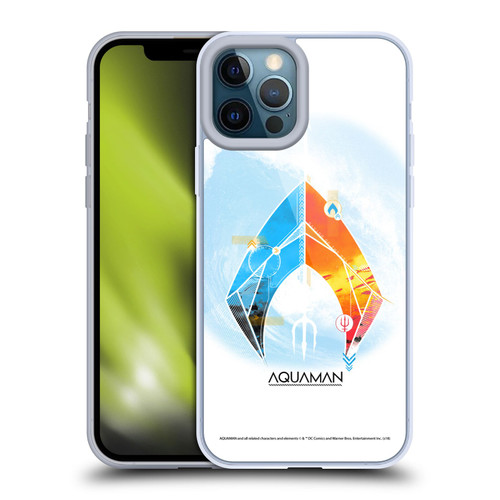 Aquaman Movie Logo Trident of Atlan Soft Gel Case for Apple iPhone 12 Pro Max