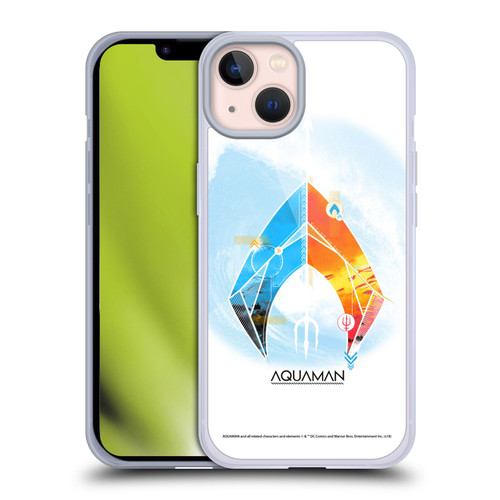 Aquaman Movie Logo Trident of Atlan Soft Gel Case for Apple iPhone 13