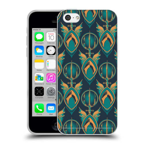 Aquaman Movie Logo Pattern Soft Gel Case for Apple iPhone 5c