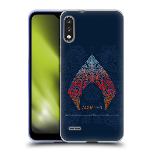 Aquaman Movie Logo Paisley Soft Gel Case for LG K22