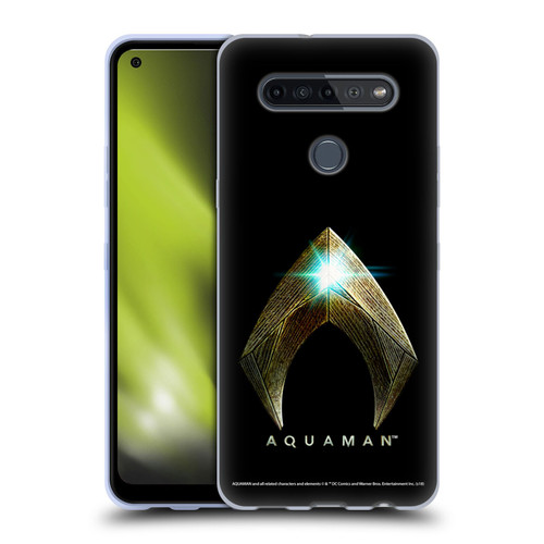 Aquaman Movie Logo Main Black Soft Gel Case for LG K51S