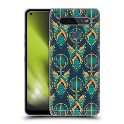 Aquaman Movie Logo Pattern Soft Gel Case for LG K51S