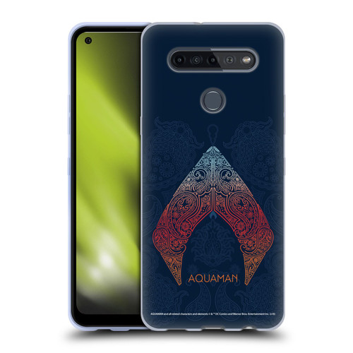 Aquaman Movie Logo Paisley Soft Gel Case for LG K51S