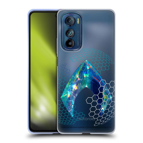 Aquaman Movie Logo Holographic Print Soft Gel Case for Motorola Edge 30