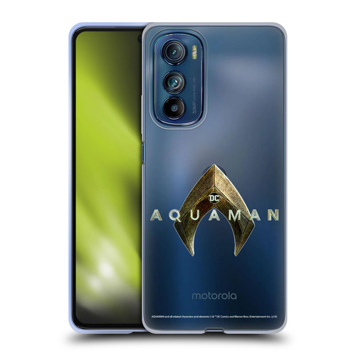 Aquaman Movie Logo Main Soft Gel Case for Motorola Edge 30