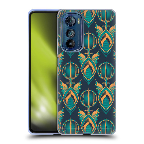 Aquaman Movie Logo Pattern Soft Gel Case for Motorola Edge 30