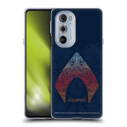 Aquaman Movie Logo Paisley Soft Gel Case for Motorola Edge X30