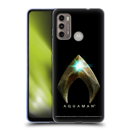 Aquaman Movie Logo Main Black Soft Gel Case for Motorola Moto G60 / Moto G40 Fusion