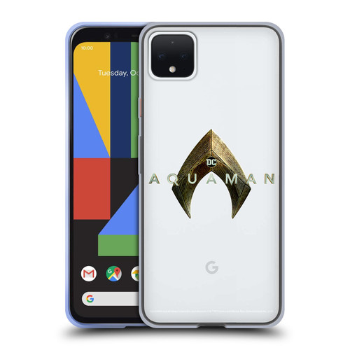 Aquaman Movie Logo Main Soft Gel Case for Google Pixel 4 XL