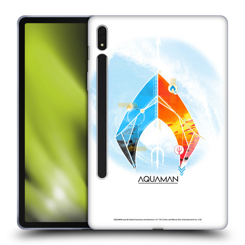 Aquaman Movie Logo Trident of Atlan Soft Gel Case for Samsung Galaxy Tab S8