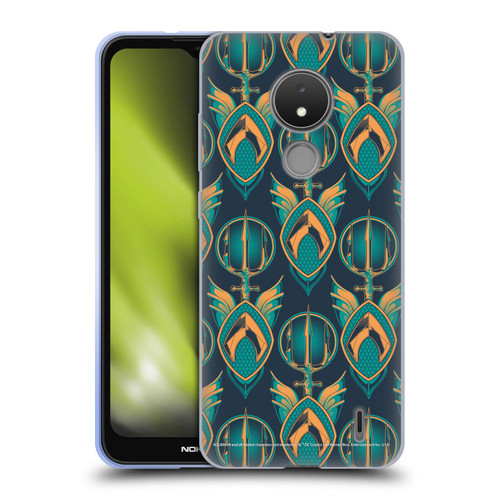 Aquaman Movie Logo Pattern Soft Gel Case for Nokia C21