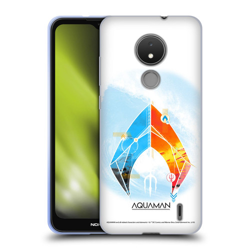Aquaman Movie Logo Trident of Atlan Soft Gel Case for Nokia C21