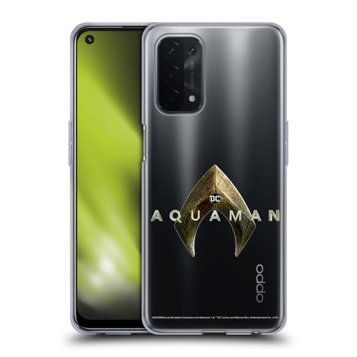 Aquaman Movie Logo Main Soft Gel Case for OPPO A54 5G