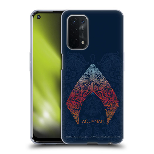 Aquaman Movie Logo Paisley Soft Gel Case for OPPO A54 5G