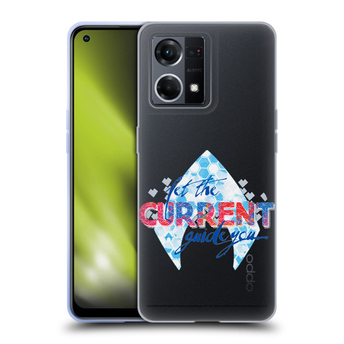 Aquaman Movie Logo Typography Soft Gel Case for OPPO Reno8 4G