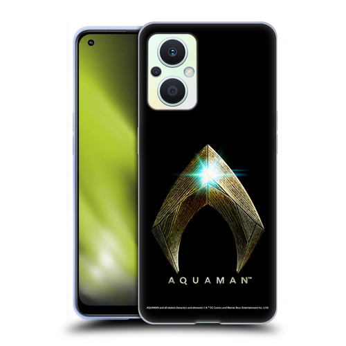 Aquaman Movie Logo Main Black Soft Gel Case for OPPO Reno8 Lite