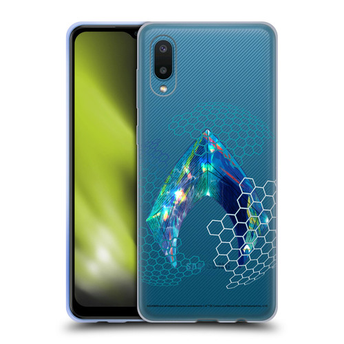 Aquaman Movie Logo Holographic Print Soft Gel Case for Samsung Galaxy A02/M02 (2021)